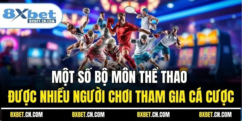 Một số bộ môn thể thao được nhiều người chơi tham gia cá cược