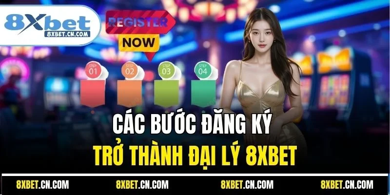 Các bước đăng ký trở thành đại lý 8XBET