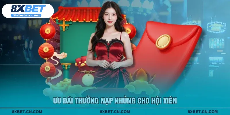 Ưu đãi thưởng nạp khủng cho hội viên